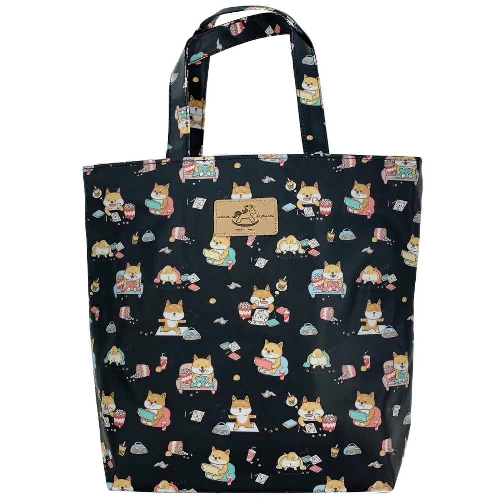 Waterproof Shiba Bucket Tote Shoulder Handbag - Picture 1 of 11